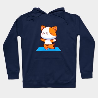 Zen Kitty Yoga Hoodie